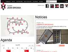 Tablet Screenshot of fundaciojoanbrossa.cat